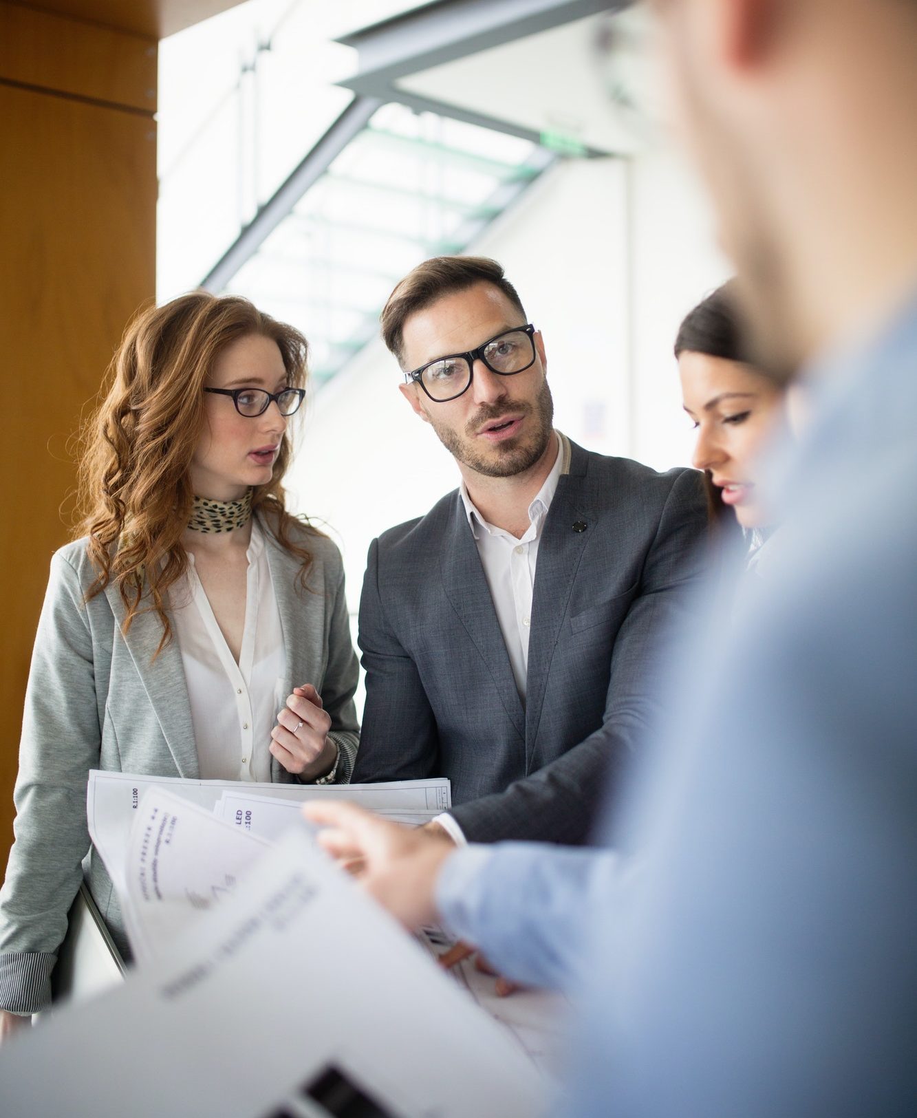 Business meeting and teamwork by business people